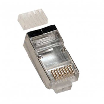 Modularstik RJ45 CAT 6 skrmet