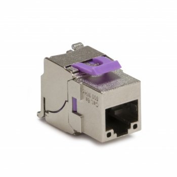 CAT 6A FTP keystone tool-less skrmet