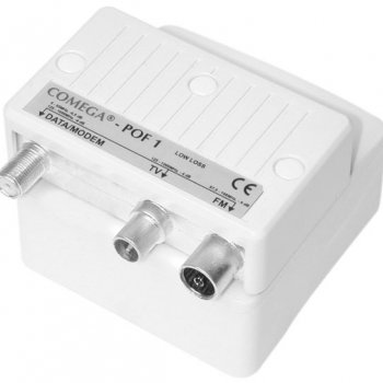 Push-on box for outlets, TV/DATA filter POF-B 1-4