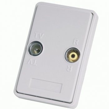 Freja T0B Stikdse, filter 0db, gr, m. dksel