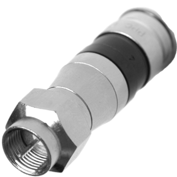 Kompression, konnektor, med fast crimp