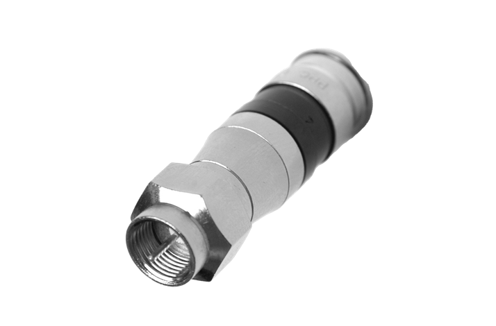 Kompression, konnektor, med fast crimp