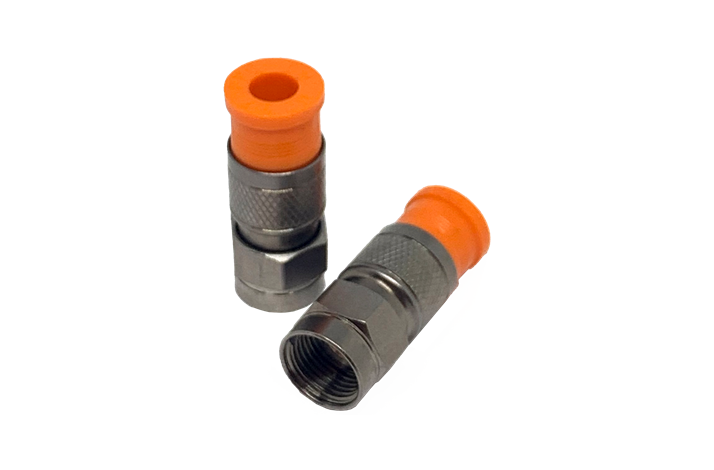 Kompression, konektor,n F-han