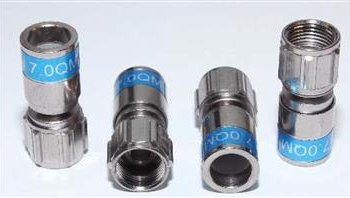 Kort quick mount compressions F-stik