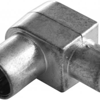 IEC konnektor, hun, vinkel, metal IF-DIY-A