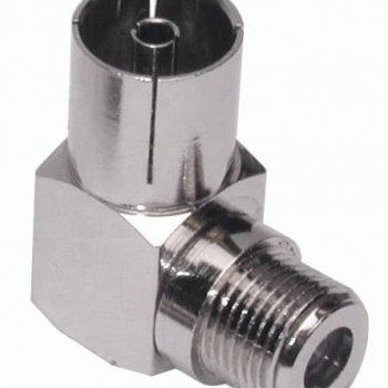 IEC hun / F-hun konnektor, vinkel IECF-FFVI