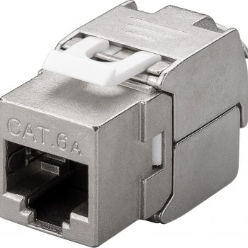 Cat 6A STP keystone tool-less