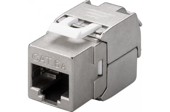 Cat 6A STP keystone tool-less