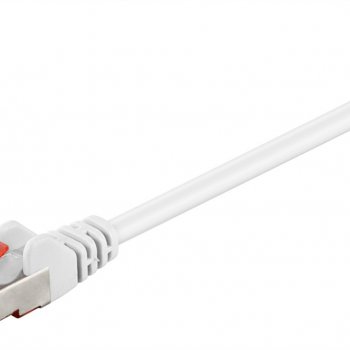 RJ45, Patchkabel, CAT6 S/FTP (PiMF), hvid