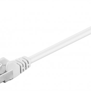 RJ 45, Patchkabel,CAT5E,SF/UTP, hvid