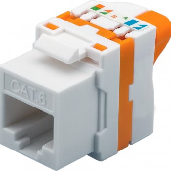 Keystone, CAT 6, UTP Toolless 250Mhz