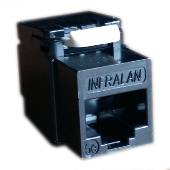 Connector Cat5E UTP toolless jack White