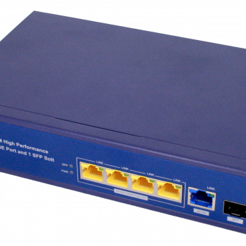 EK Switch, 5 port, 75W, 4xPOE, 1xSFP