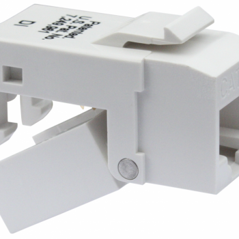 EZ-SnapJack  RJ45, keystone, CAT6, hvid